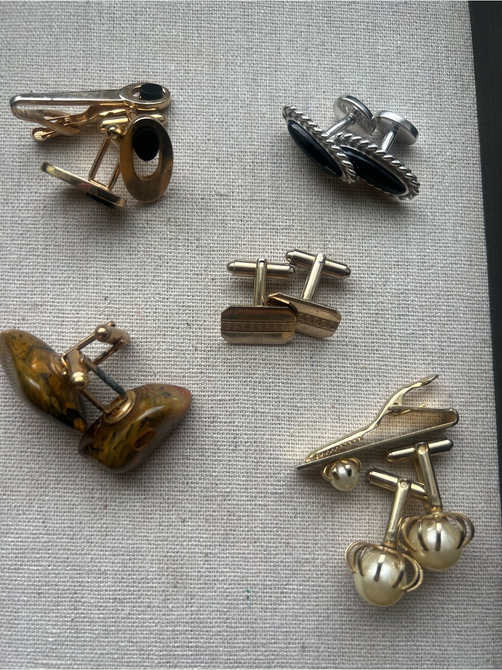 Swak  Vintage Cufflink and Tie Clip Collection